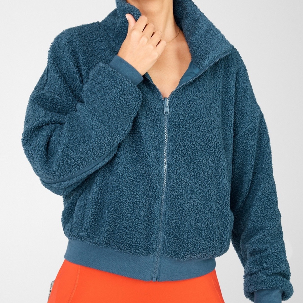 Fabletics Reversible Jacket Womens Sz L NWT